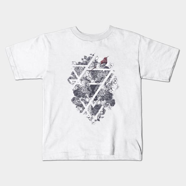 Silver Nidus Kids T-Shirt by psicostorms